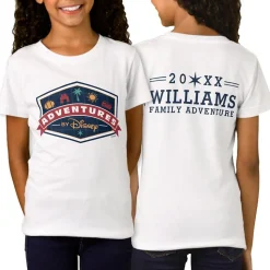 Adventures by Disney Badge T-Shirt for Girls – Customizable