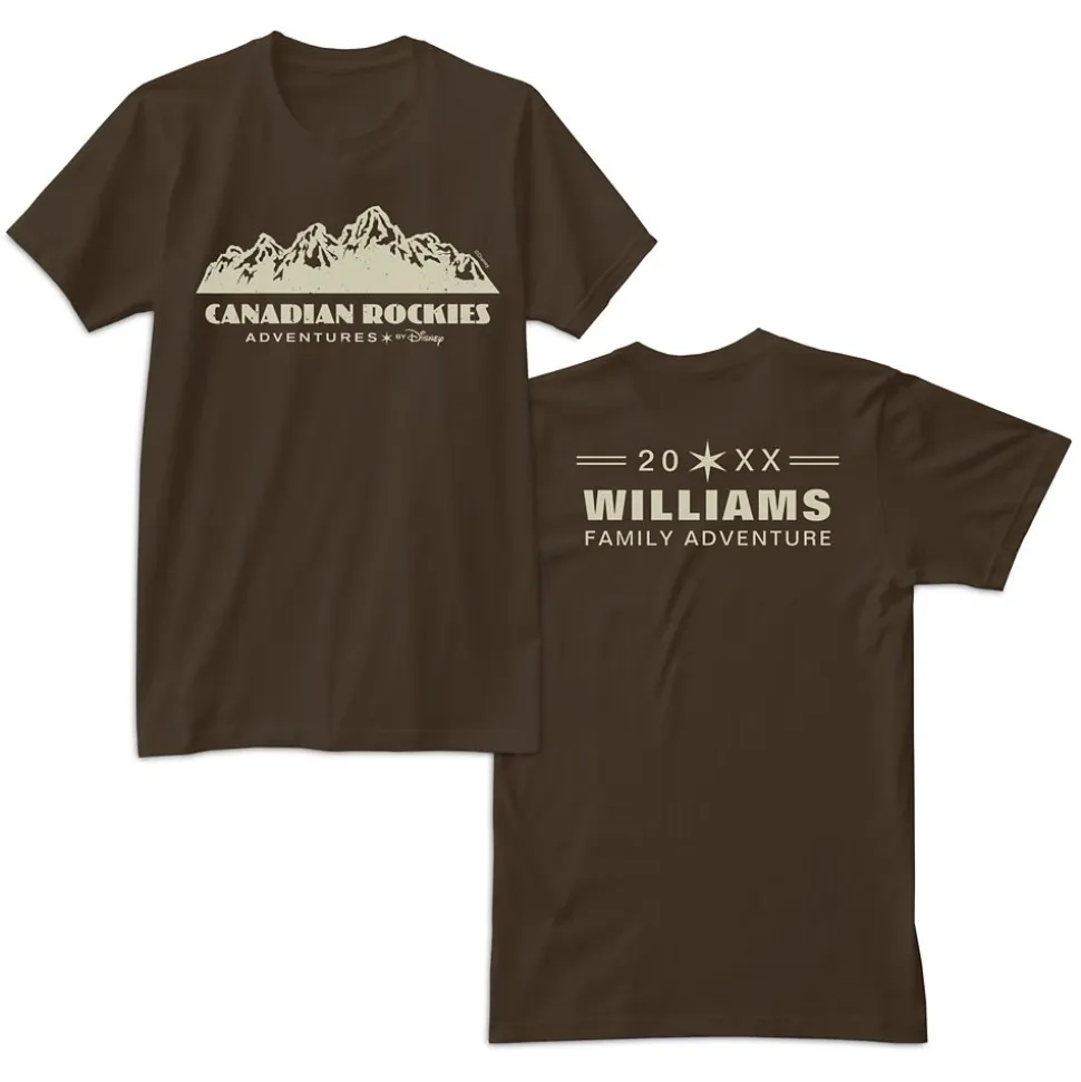 Adventures by Disney Canadian Rockies Family Tee – Customizable