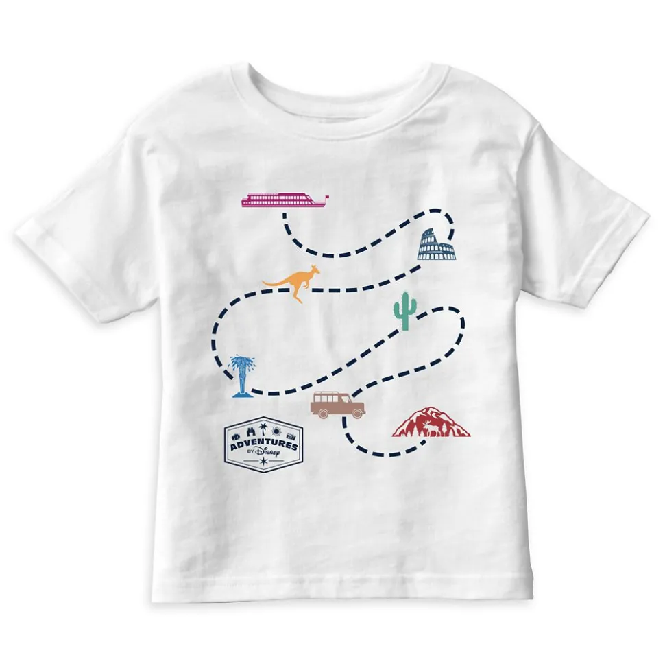 Adventures by Disney Map T-Shirt for Kids – Customizable