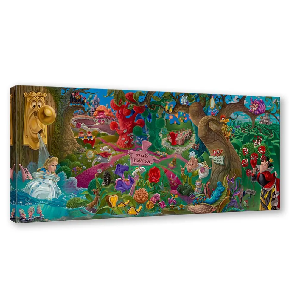 Alice in Wonderland ''Wonderland'' Gallery Wrapped Canvas by Jared Franco – Signed Limited Edition