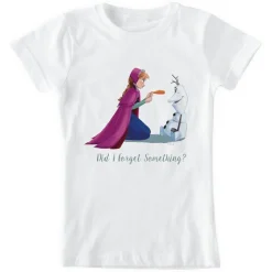 Ana Giving Olaf Carrot Nose T-Shirt for Girls – Frozen – Customizable