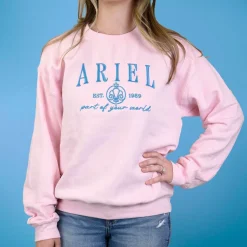 Ariel Embroidered Pullover Sweatshirt for Women – The Little Mermaid