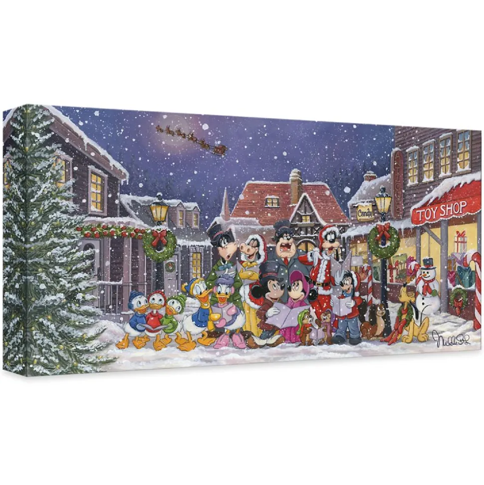 ''A Snowy Christmas Carol'' Gallery Wrapped Canvas by Michelle St.Laurent – Limited Edition