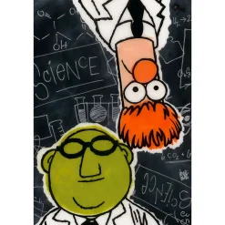 Beaker and Dr. Bunsen Honeydew ''Science All Around'' Gallery Wrapped Canvas by Beau Hufford – The Muppet Show – Limited Edition
