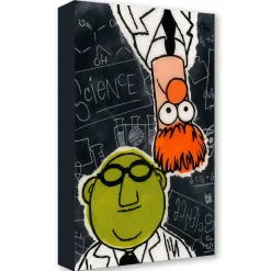 Beaker and Dr. Bunsen Honeydew ''Science All Around'' Gallery Wrapped Canvas by Beau Hufford – The Muppet Show – Limited Edition
