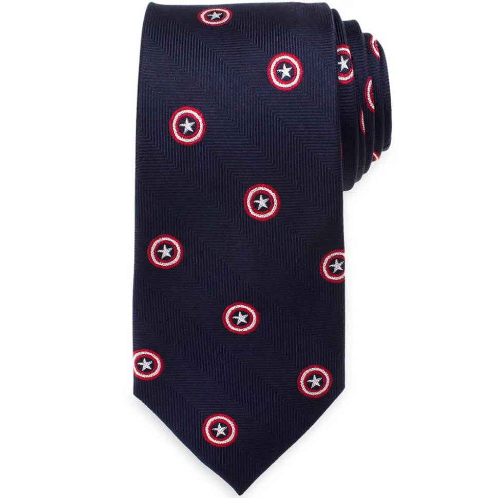 Captain America Silk Tie