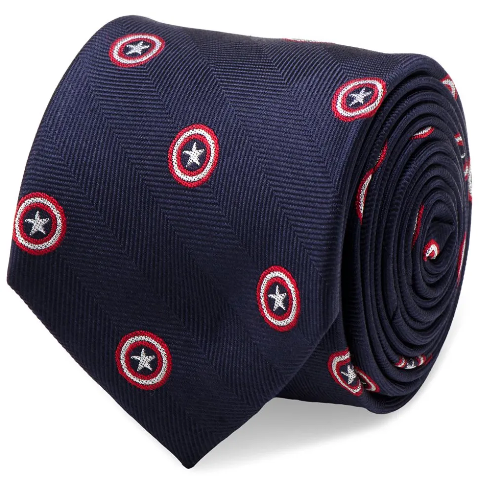 Captain America Silk Tie