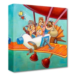 Chip 'n Dale Rescue Rangers ''The Ranger Plane'' Canvas Artwork by Tim Rogerson – Limited Edition