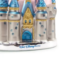 Cinderella Castle Glass Ornament – Walt Disney World