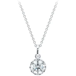 Cinderella Faceted Slipper Necklace by CRISLU