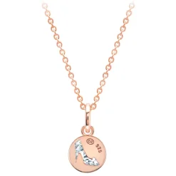 Cinderella Faceted Slipper Necklace by CRISLU