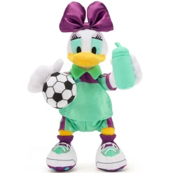 Daisy Duck Soccer Plush – Mini Bean Bag 9'' – Disney Store Europe