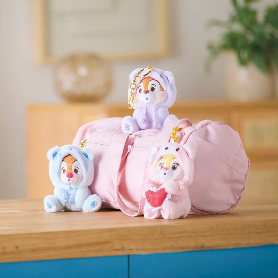 Dale in Bear Suit Plush Keychain Bag Charm – 5'' – Disney Store Japan
