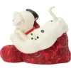 ''Dalmatian Santa Hat'' Figure by Jim Shore – 101 Dalmatians
