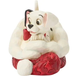 ''Dalmatian Santa Hat'' Figure by Jim Shore – 101 Dalmatians