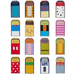 Disney Character Trash Bins Mystery Pin Pouch – 5-Pc.