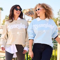 Disneyland Pullover Sweatshirt for Women – Sand