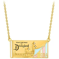 Disneyland Ticket Book Charm Necklace by Rebecca Hook