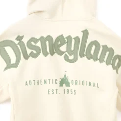 Disneyland Zip Hoodie for Adults – Cream