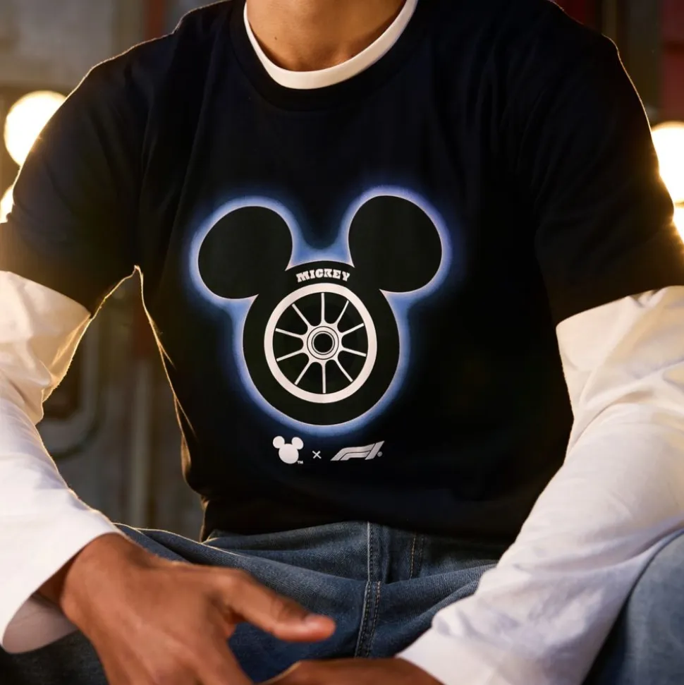 Disney x Formula 1® Velocity Mickey Mouse T-Shirt for Men - Black