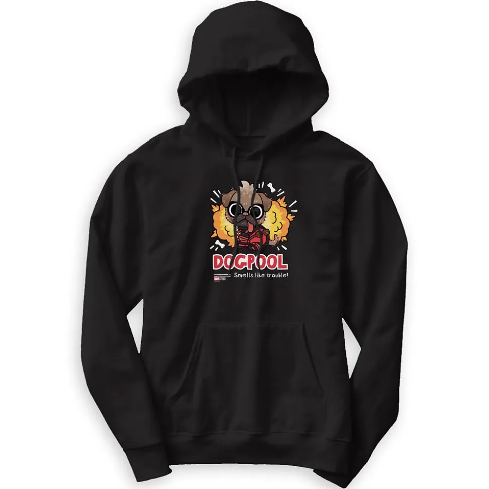 Dogpool Smells Like Trouble Pullover Hoodie for Adults – Deadpool & Wolverine – Customizable
