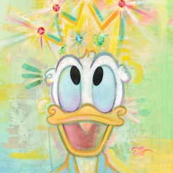 Donald Duck ''Dignified Duck'' Gallery Wrapped Canvas by Dom Corona – Limited Edition