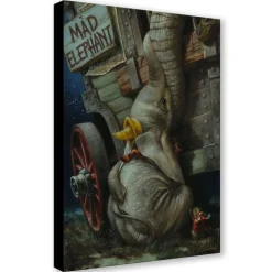 Dumbo ''Baby of Mine'' by Heather Edwards Hand-Signed & Numbered Canvas Artwork – Limited Edition