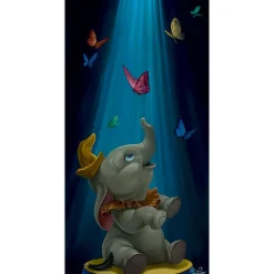 Dumbo ''Dream to Fly'' Canvas Artwork by Jared Franco – 20'' x 10'' – Limited Edition