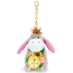 Eeyore Summertime Plush Keychain Bag Charm – Winnie the Pooh – 5'' – Disney Store Japan