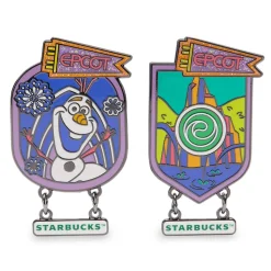 EPCOT 24 oz. Starbucks Tumbler with Mystery Pin Blind Pack – 2-Pc. – Walt Disney World