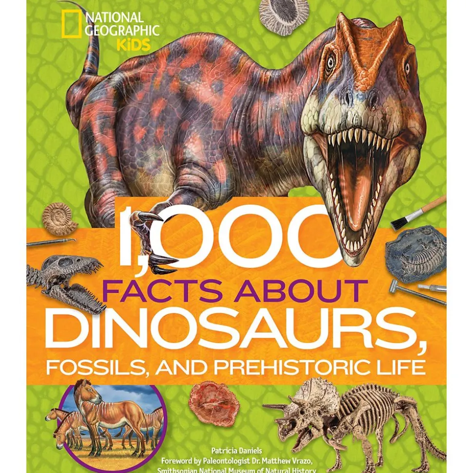 1,000 Facts about Dinosaurs, Fossils, and Prehistoric Life Book – National Geographic