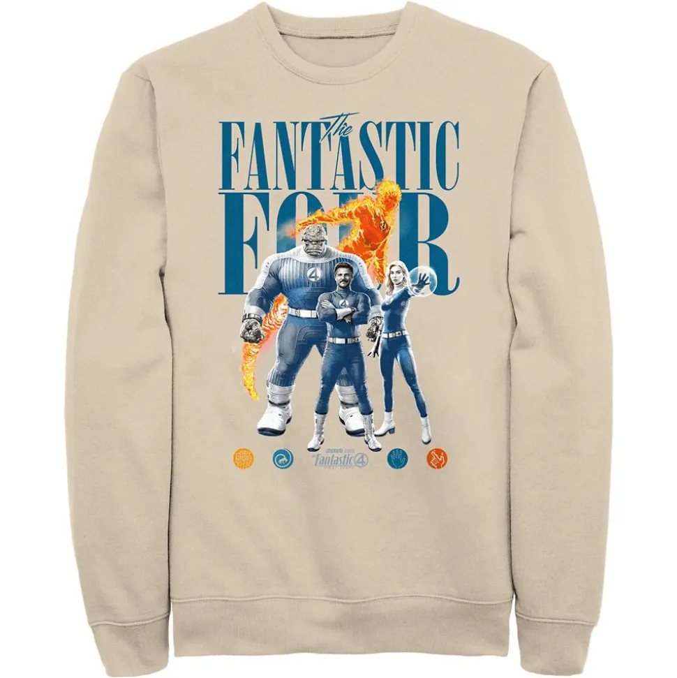Fantastic 4: First Steps Team Pullover Sweatshirt for Adults