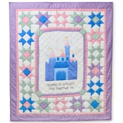Fantasyland Castle Quilt Throw Blanket