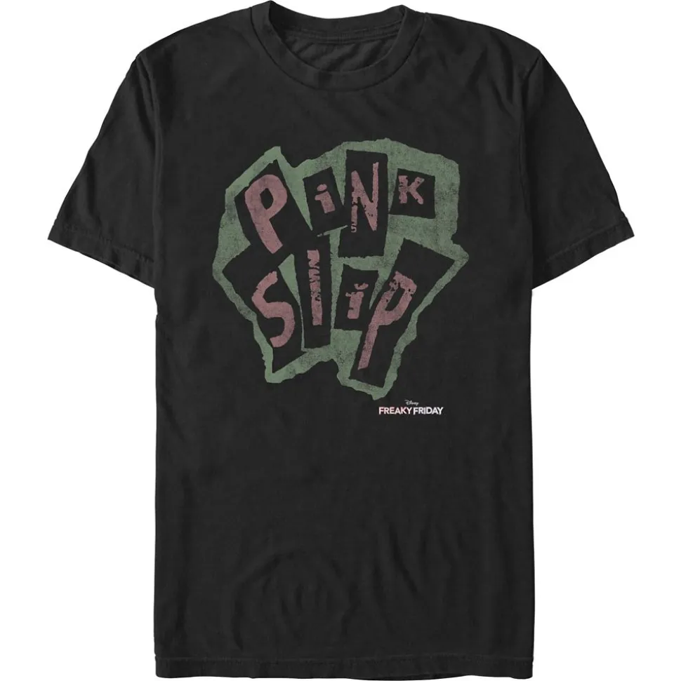 Freaky Friday Pink Slip Logo Fashion T-Shirt for Adults