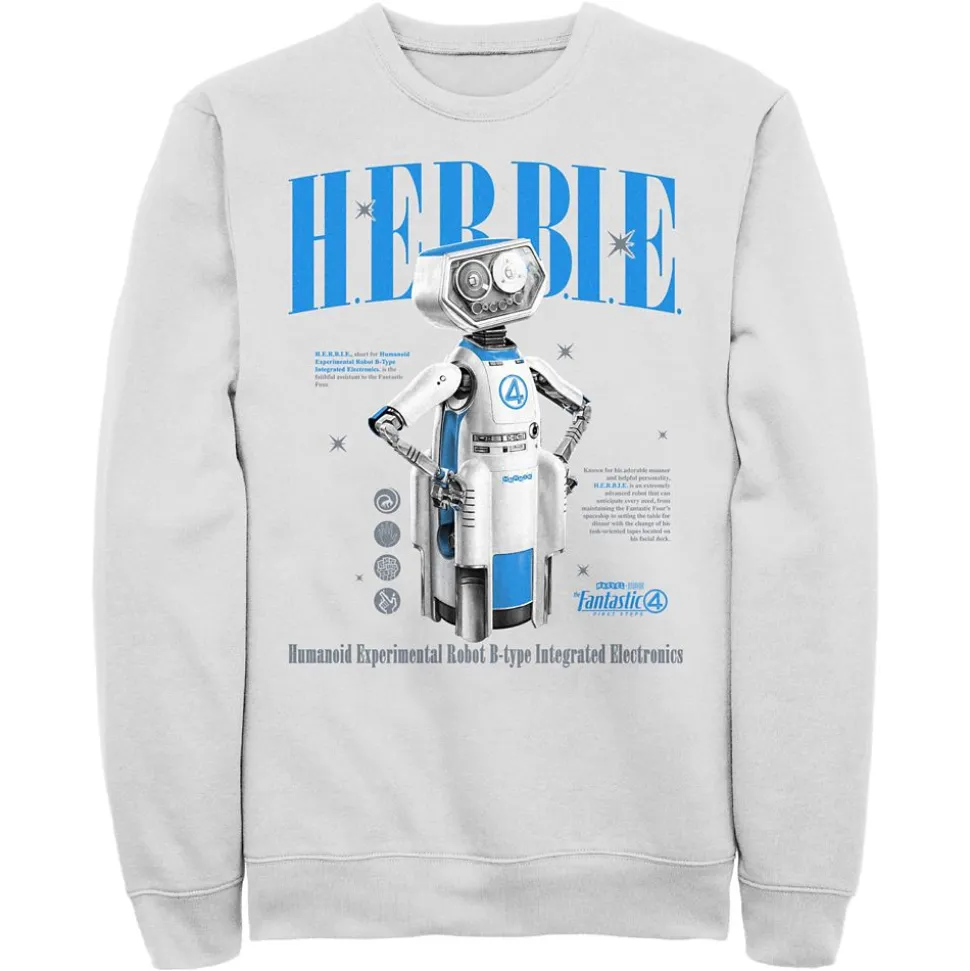 H.E.R.B.I.E. Pullover Sweatshirt for Adults – Fantastic 4: First Steps
