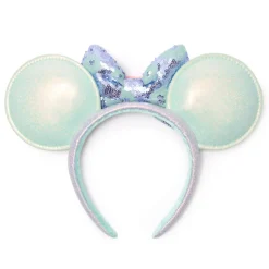 ''it's a small world'' Ear Headband with Sequined Bow