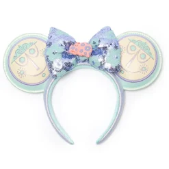 ''it's a small world'' Ear Headband with Sequined Bow