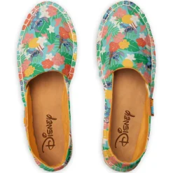 Lilo & Stitch Floral Beach Pattern Espadrilles for Women – Customizable