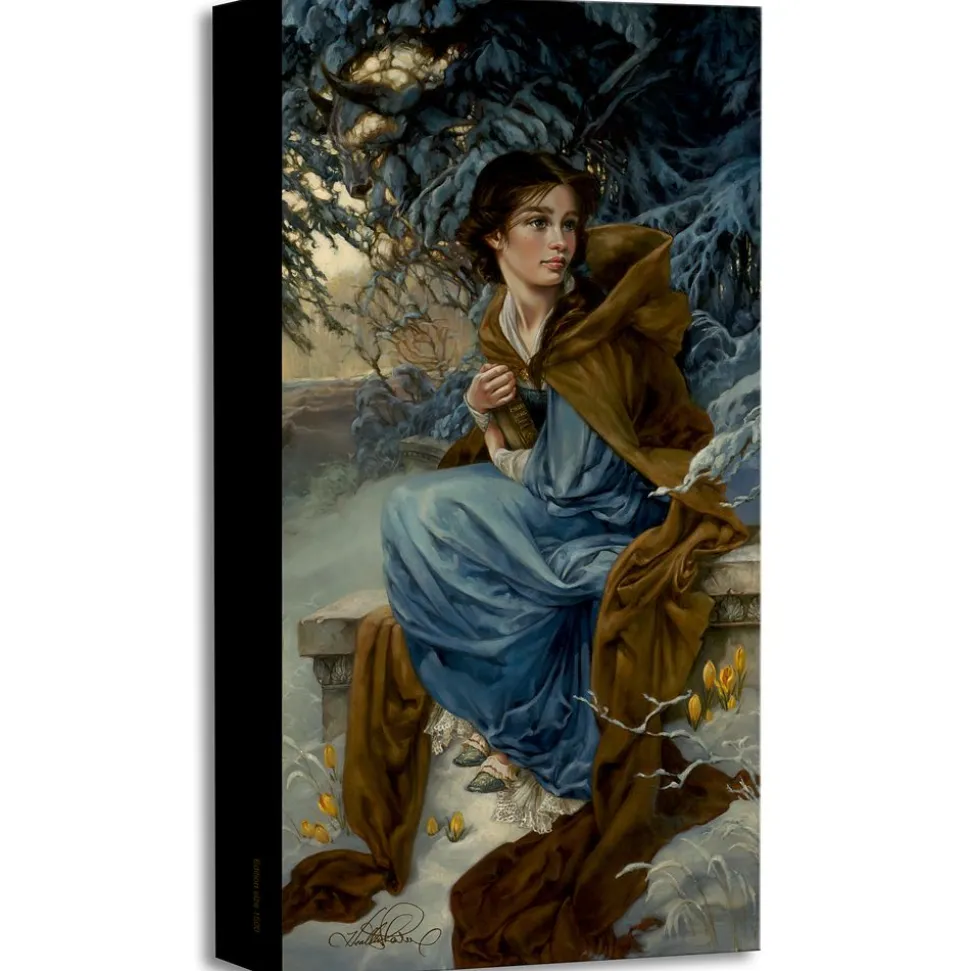 ''Love Blooms in Winter'' Giclée on Canvas by Heather Edwards