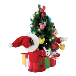 Mickey and Minnie Mouse ''Decorations'' Lighted Holiday Figure Set by Department 56 Possible Dreams
