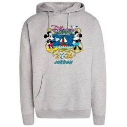 Mickey and Minnie Mouse Disney Cruise Vacation 2026 Pullover Hoodie for Adults – Customized