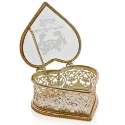 Mickey and Minnie Mouse Glass Jewelry Box by Arribas – Personalized