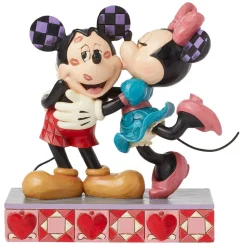 Mickey and Minnie Mouse ''Hugs and Kisses'' Figure by Jim Shore