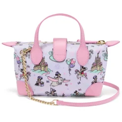 Mickey and Minnie Mouse in the Parks Mini Pouchette Bag by Stoney Clover Lane