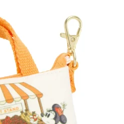 Mickey and Minnie's Fruit Stand Micro Canvas Tote Bag Charm – Walt Disney World