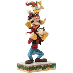 Mickey Mouse and Friends ''A Holiday Pile Up'' Figure by Jim Shore