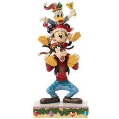 Mickey Mouse and Friends ''A Holiday Pile Up'' Figure by Jim Shore
