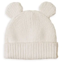 Mickey Mouse Beanie Hat for Kids by Barefoot Dreams - Cream