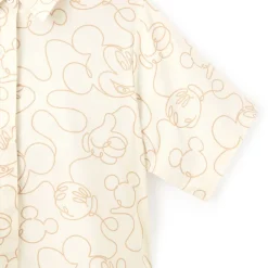 Mickey Mouse Button Down Short Sleeve Shirt for Adults by Her Universe