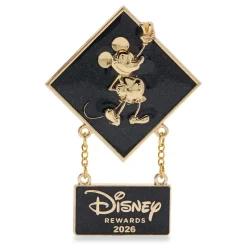 Mickey Mouse Dangler Pin – Disney Rewards 2026 – Disney® Visa® Cardmember Exclusive – Limited Release